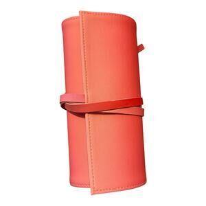 Make Up For Ever Roll Up Makeup Brush Roll Brush Book Case Bag Pink Multi-tone